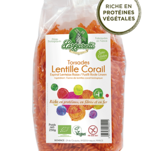 Torsades Lentille Corail