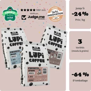 Lupi_Coffee_1kg_Recharge Lupi RECHARGE - 1 kg de Café de lupin bio