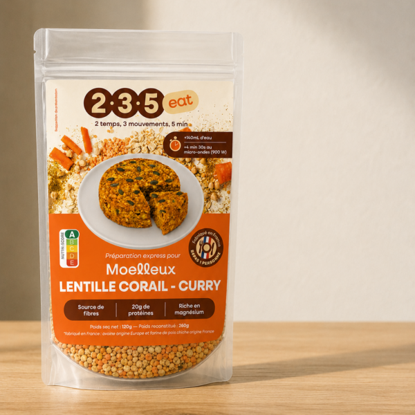 Visuel lentille curry Moelleux Lentille corail Curry