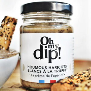 Edited with Afterlight Houmous haricots blancs à la truffe