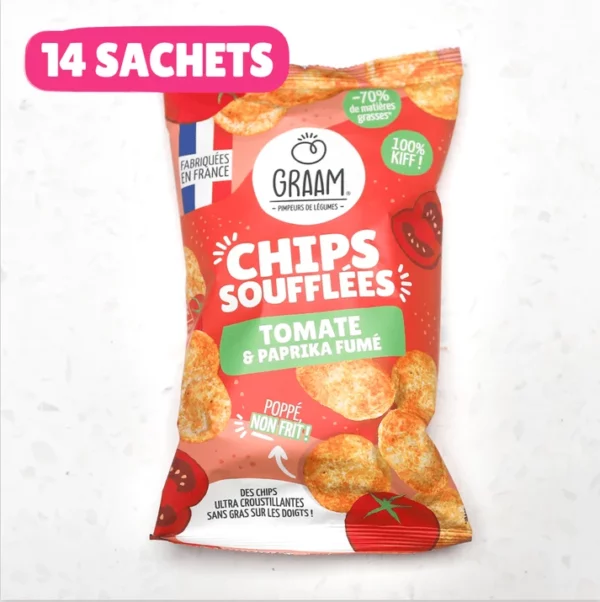 chips-soufflees-tomate-paprika-fume-14-x-60g-7061104 Chips soufflées Tomate & Paprika fumé